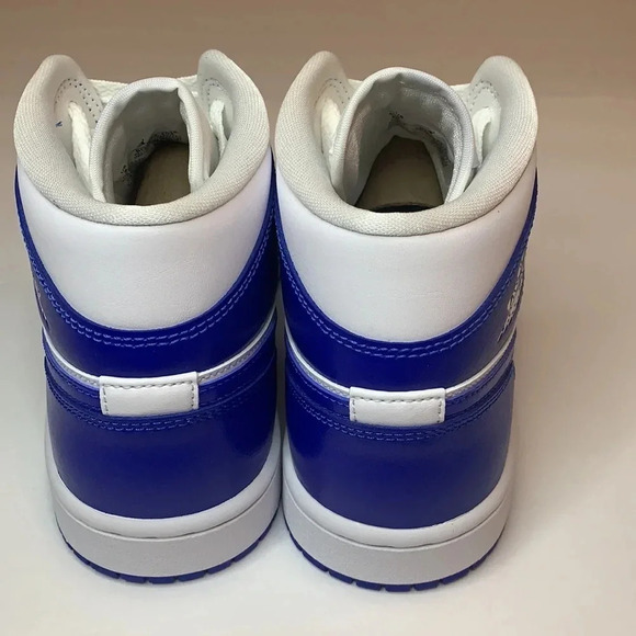 NWT Jordan 1 Mid Sneakers Kentucky Blue - Picture 6 of 10